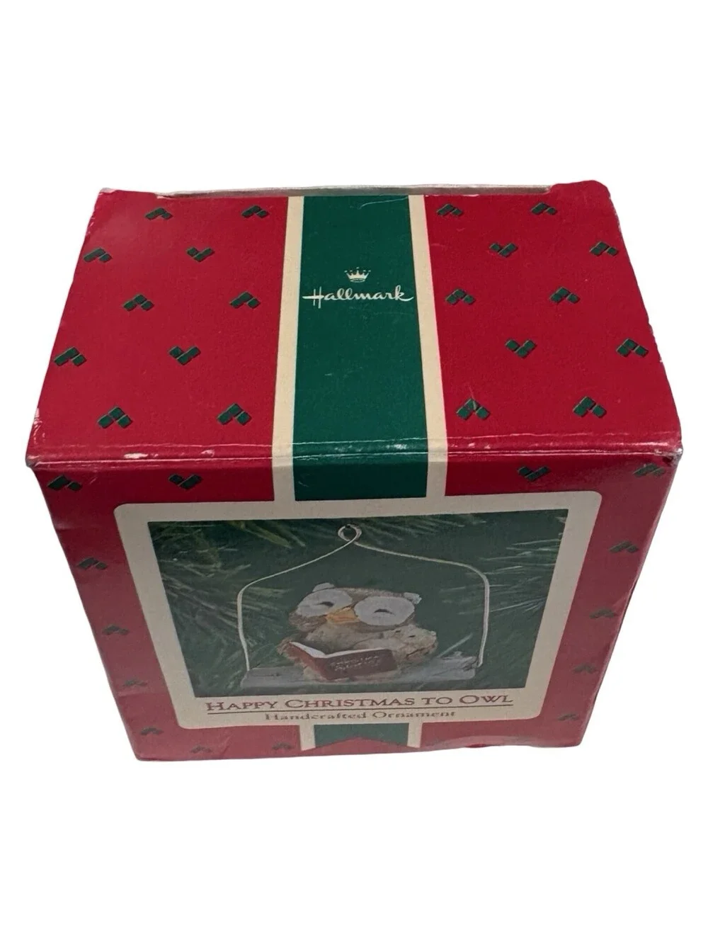 Hallmark Ornament - Happy Christmas to Owl - 1986 Handcrafted Owlet Story Book